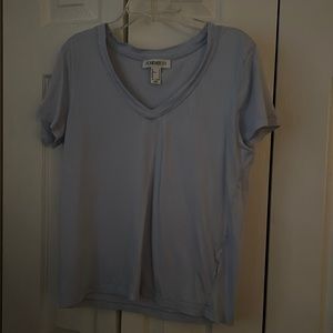 Light blue v neck